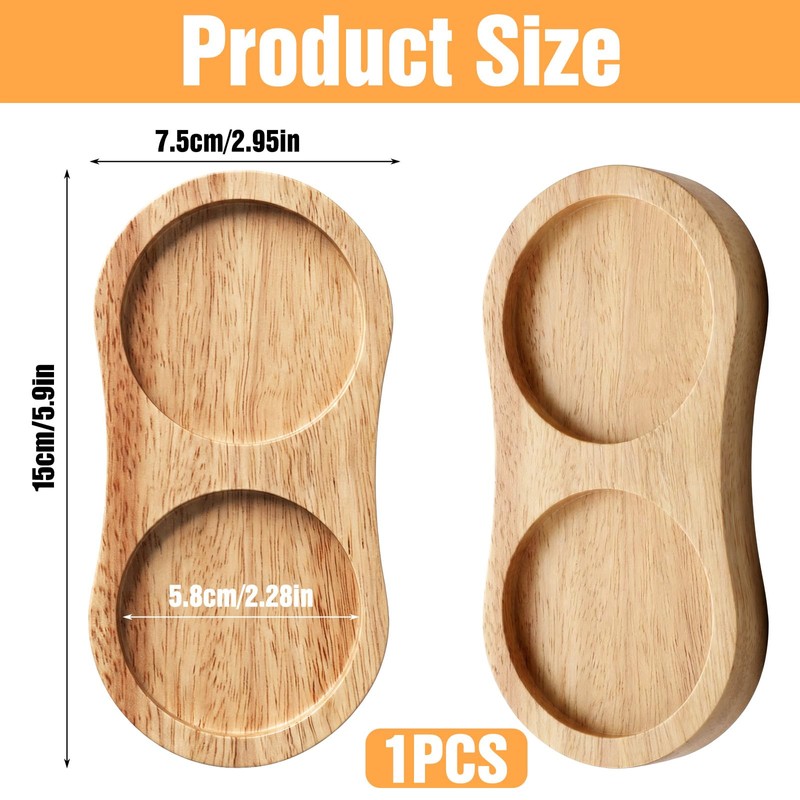 Salt and Pepper Grinder Mill Tray, Salt and Pepper Holder,