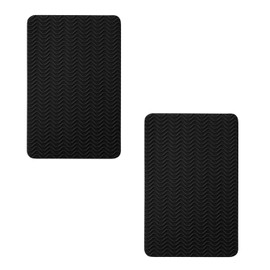 SaveSooo Sole Anti-Slip Shoe Sole Repair 2 Pieces 5.8 x 3.9 inches (148 x 98 mm) Abrasion Resistant Repair Sole Protection Anti-Slip Sheet (Black)