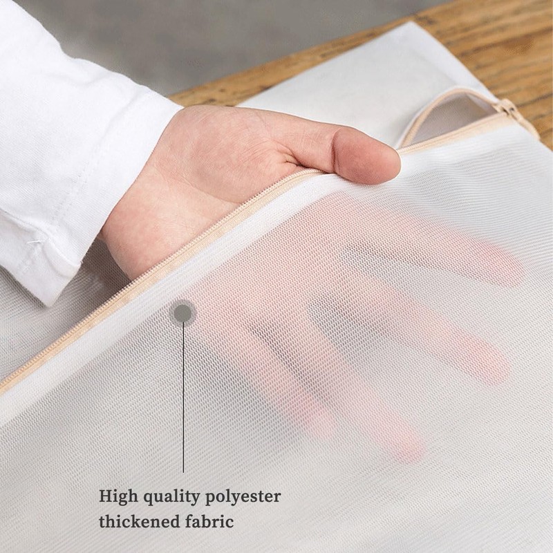 BZKSER Pack of 2 Laundry Bags for Washing Machine, Mesh
