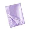 Heavens Cuddles Double Sided Pure Satin Baby Blanket 48"x36" (Lavender)