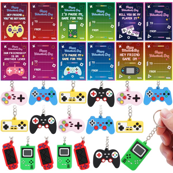 Erweicet Valentines Day Gift for Kids 30 PCS Video Game