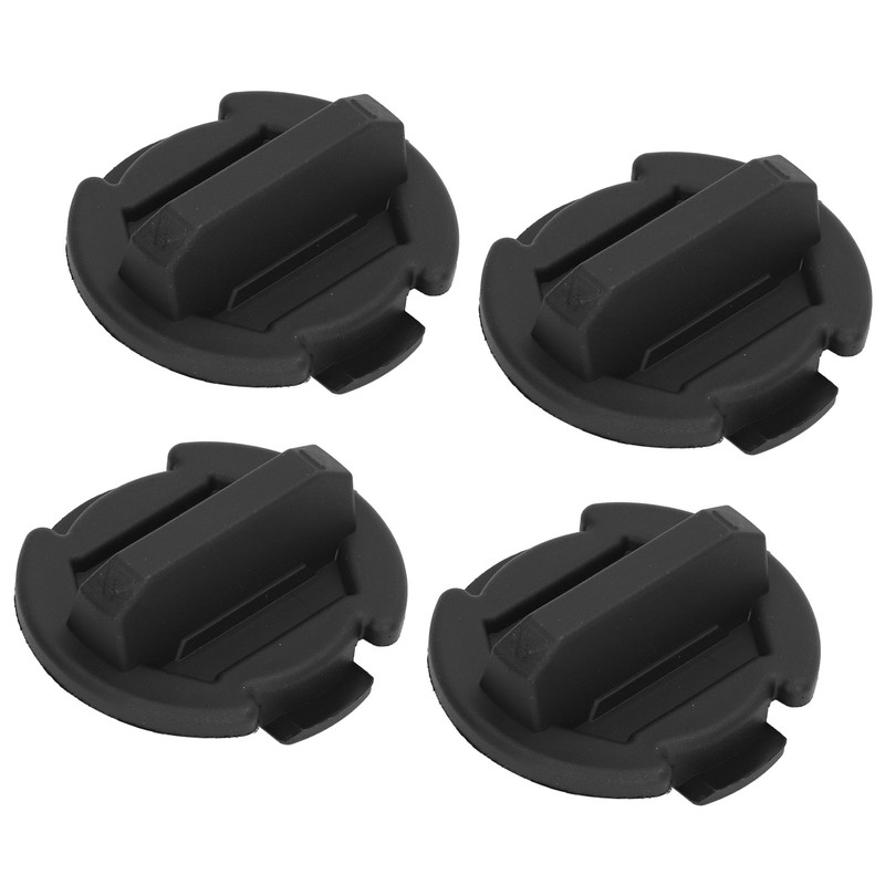 4PCs Black Floor Drain Plug Twist Good Sealing Replacement for
