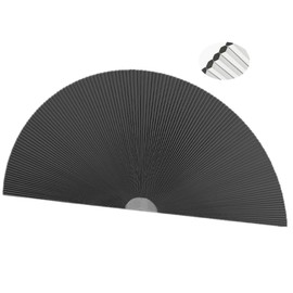 Arch Window Blackout Shades,Cellular Half Round Window Shade,Self Adhesive No Drill 90% Shade Pleated Blinds Window Moon Cover Easy to Cut and Install