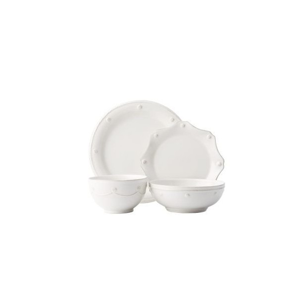 Juliska Berry & Thread Whitewash 4pc Setting