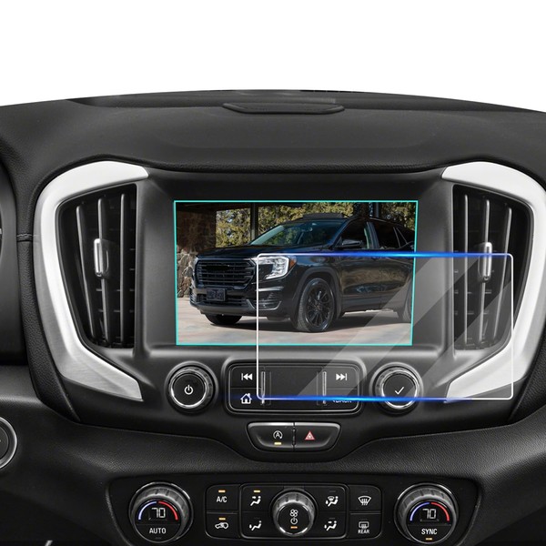 KOOGEN Tempered Glass Screen Protector for GMC Terrain 2018-2024,Infotainment Navigation