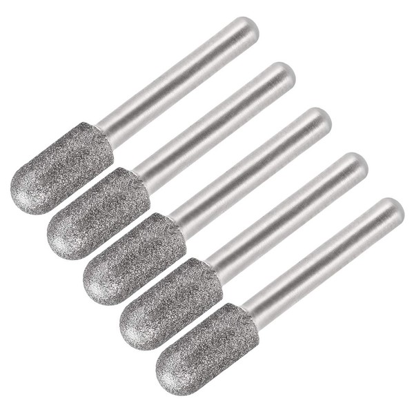 uxcell Diamond Burrs Bits Grinding Drill Carving Rotary Tool for