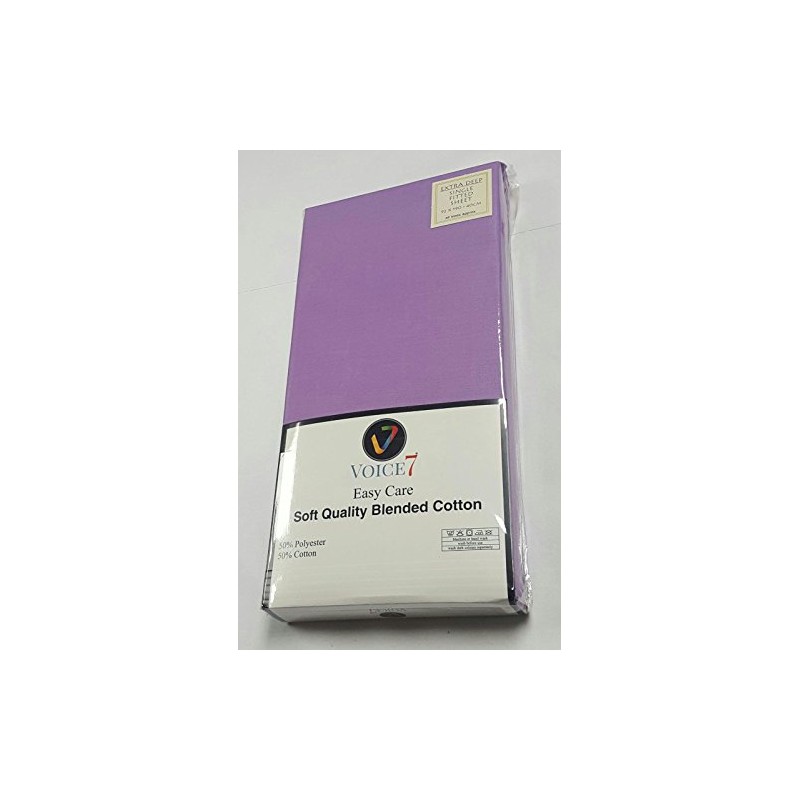 voice 7 Non Iron Poly Cotton Pillow Cases Pair only