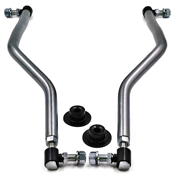 HD Switch Adjustable Improved LH/RH Steering Drag Link Set fits 532194740 & 532194741 for Husqvarna Craftsman Murray Dixon Jonsered Poulan Pro AYP EHP WeedEater 194740 194741 - Dust Caps Included!