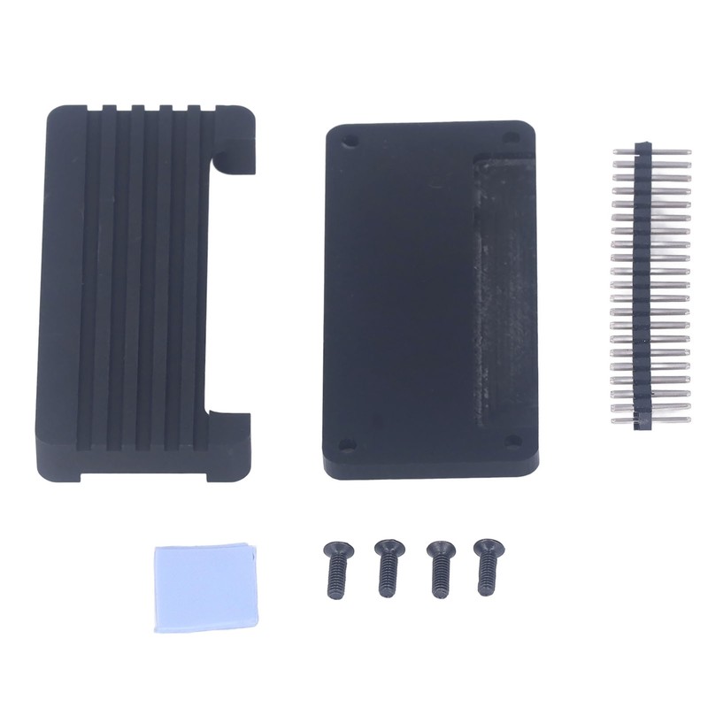 Aluminum Alloy Cooling Case Acrylic Bottom Shell Passive Cooling Enclosure