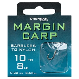 Drennan Margin Carp Hooks To Nylon Barbless 14 To 6lb Qty 8