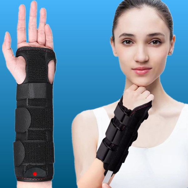 Carpal Tunnel Wrist Brace With 3 Removable Metal Splints and