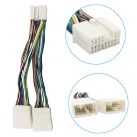 Yomikoo Auxillary Adapter, Navigation Retention Y Harness Cable for Honda Accord City Civic CRV Fit Pilot Odyssey 2003-2014