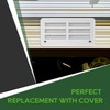 RVGUARD RV Refrigerator Lower/Upper Mount Vent 20-3/4"W x 10-3/4"H, RV
