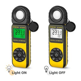 BTMETER BT-881E Digital Light Meter/Measuring Lights 0.01~300,000 Lux (0.01~30,000 FC) Foot Candles, Par Meter Luxmeter for Plants Aquarium Light Tester