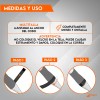 HYPERZ Par Codera Deportiva Elastica De Compresión Gym Basquerball