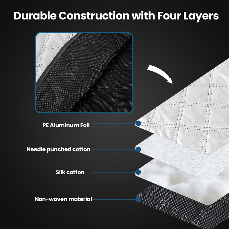 ASAB Magnetic Car Windscreen Cover with 3 Hidden Magnets Universal