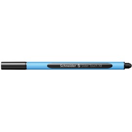 Schneider Slider Touch Pen Ballpoint Pen with Cap Model XB Black Barrel Colour: Cyan/schw.