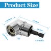 Jamiikury 105 Degree Right Angle Driver, Power Screwdriver Drill Extension