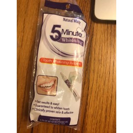 Natural White New ! Natural White 5 Minute Gel Tooth Whitening System. Gel With Mouth Tray