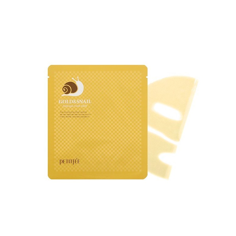 PetitPie 골드스네일 하이드로겔 마스크팩 Gold Snail Hydrogel Mask Pack