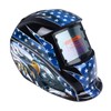 Auto Darkening Welding Helmet Large View Solar Powered Wide Shade