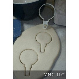 GOLF BALL WITH TEE CLUB HOLE IN ONE COURSE STROKE BIRDIE PAR SPORTS ATHLETIC PGA SPECIAL OCCASION COOKIE CUTTER 3D PRINTED MADE IN USA PR2496