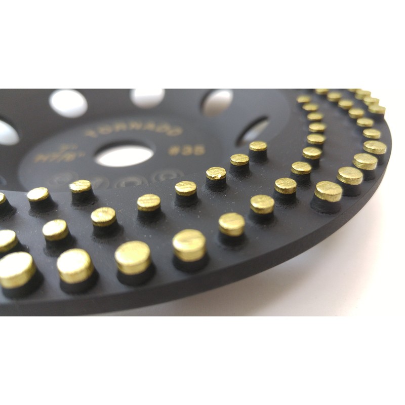 Tornado 5" Diamond Cup Grinding Removing Disc Wheel with CDB