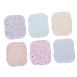 Healeved Thickened Makeup Remover Puff 6pcs Cleansing Pads for Women Soft Facial Cleaning Wipes for Daily Use and Removing Dirt and Makeup
