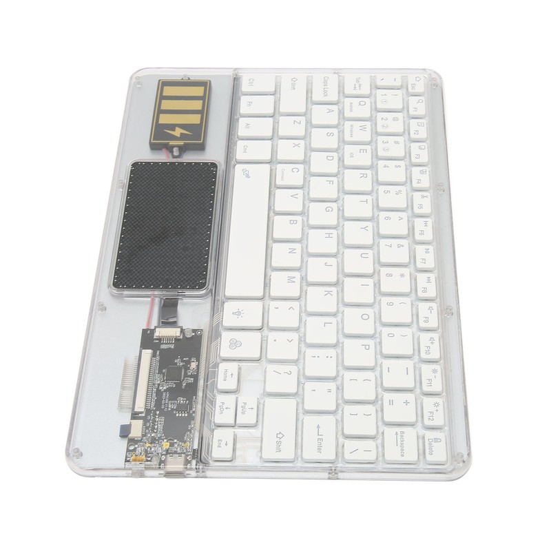 Wireless Bluetooth Keyboard Multifunctional Acrylic Keyboard for Windows for Android