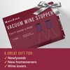 Vacuum Wine Stoppers - Leak-Proof Vacuum Pump Wine Preserver -
