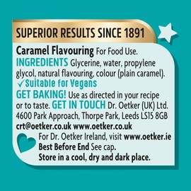 Dr. Oetker Caramel Flavour, 210g, Pack of 6 x 35ml