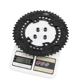Stone 110bcd Double Circle Chainring Shimano 105 R7100 UT R8100 DA R9200 for Road Bike 55-40T, 46-32T, 48-33T, 50-34T, 54-40T, 52-36T, 53-39T (55T-40T)