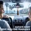 Hanging Car Air Freshener Diffuser 2 Pack, Refillable Bottle Auto