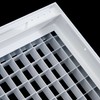 Fits 8x16 and 16x8 Duct Opening | Aluminum Eggcrate Return