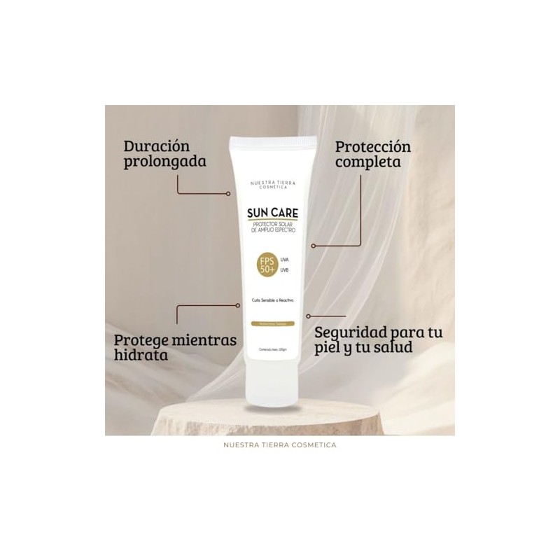 Protector Solar en Gel Cutis Sensible con Bisabolol Orgánico FPS