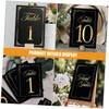 NOLITOY 3sets Double Sided Table Number Cards for Weddings Parties