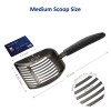 WePet Cat Litter Scoop, Non-Stick Plated Aluminum Alloy Sifter, Kitty