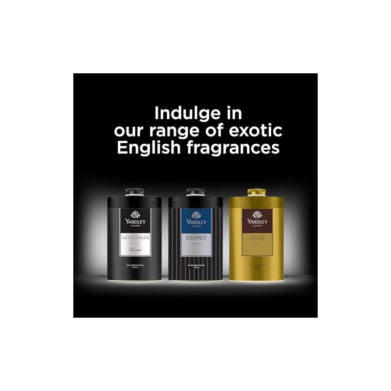 Yardley London Gold Deodorizing Talc Talcum Powder Men 100gm by