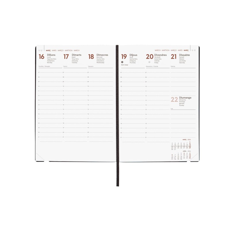 Finocam - Calendar 2026 Week to View January - December