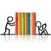 Cool Bookends, Unique Fun Decorative Book Ends, Heavy Duty Metal