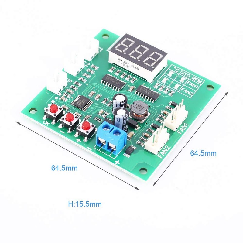 Driver Module, DC 12V 24V 48V 2 Channel PWM 4-Wire