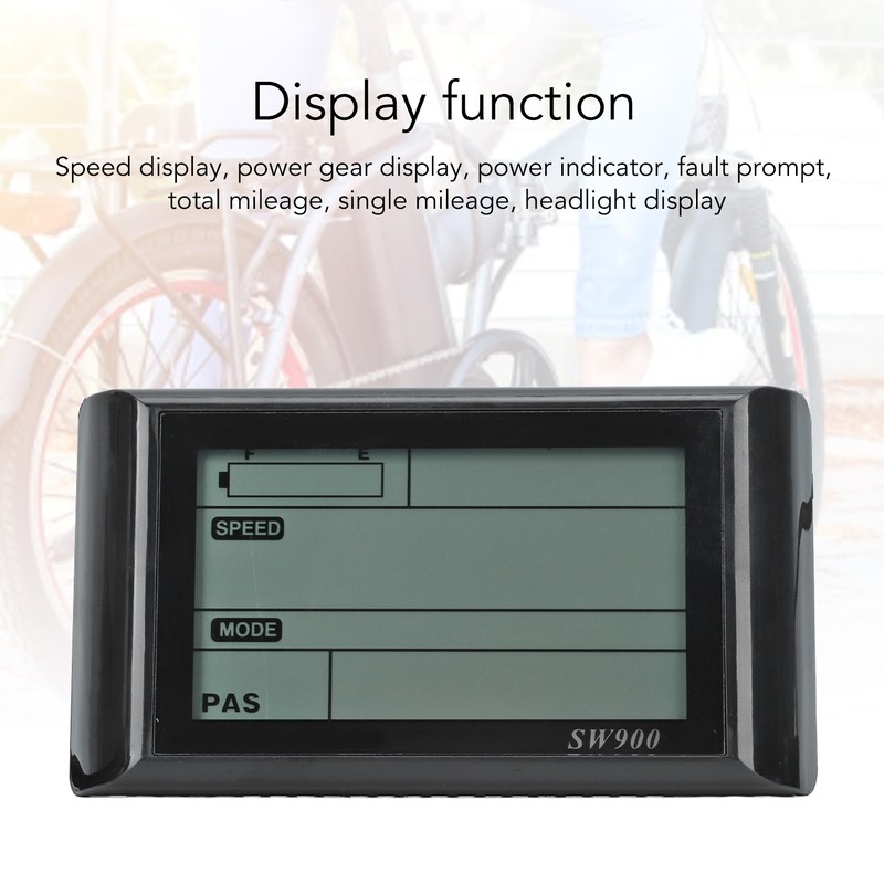 Electric Bike SW900 LCD Display 24V 36V 48V 60V Waterproof