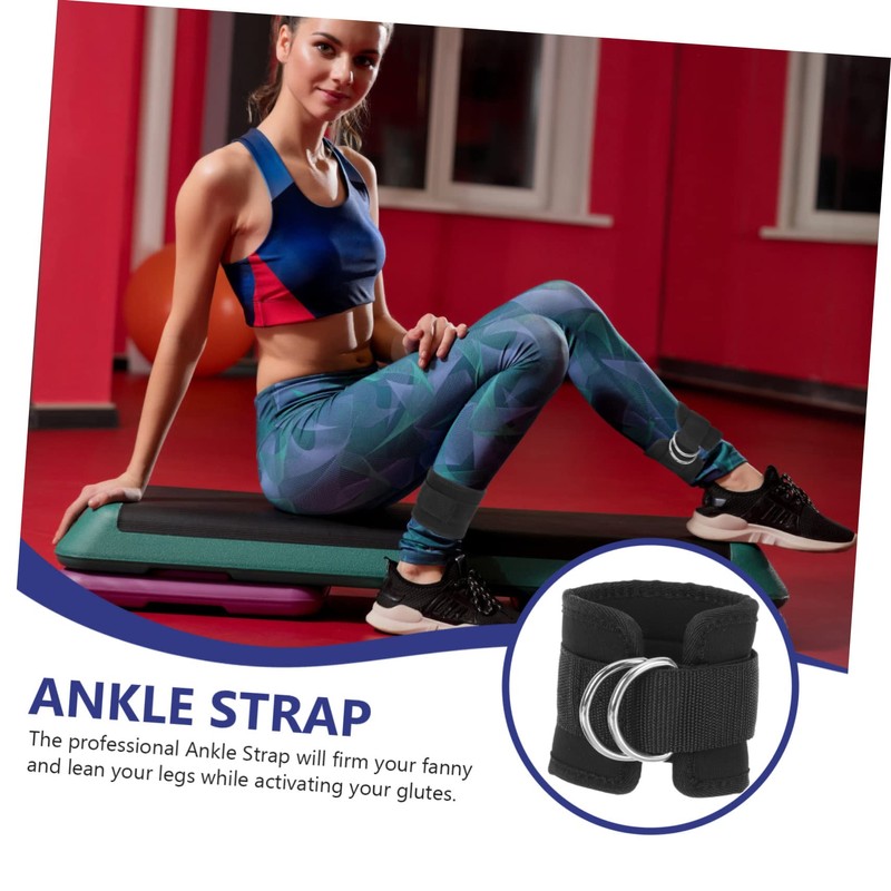 Sosoport 2sets Ankle Straps for Working Out Adjustable Gym Training