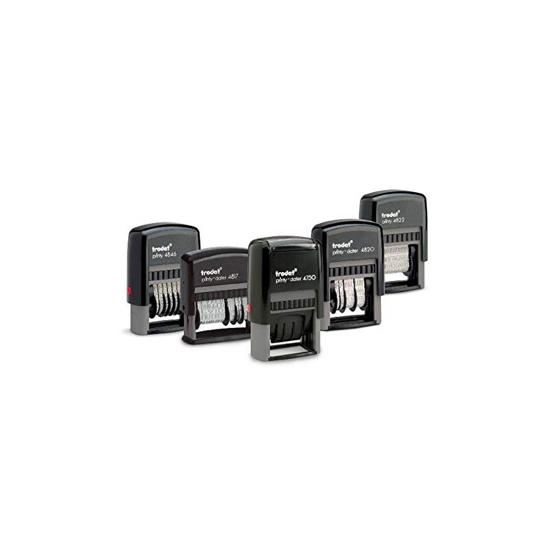 Stamp Trodat Printy Storage Stamp, Date Stamp 4750L Received Paid