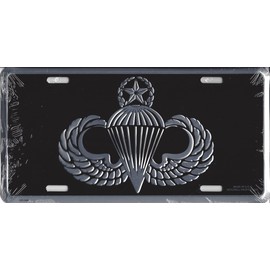 Army Master Paratrooper Wings License Plate