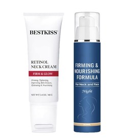 Crema De Retinol Para El Cuello Para Apretar Y Reafirmar Anti Envejecimiento Reduce Las Lneas Del Cuello Arrugas Lneas Finas Con Rodillo Para Cara... 