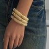 CXENSJH 3PCS Chunky Acrylic Bangle Bracelets for Women Stackable Resin