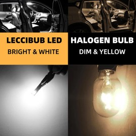 LECCIBUB LED Interior Light Kit Fit For GMC Sierra 1999-2006,Super Bright 6500K White Interior LED Light Bulbs + License Plate Lights, Plug and Play, Pack of 12