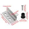 Dookoe CT Angle Code Pivot Hinges Hidden Axis Door Hinges
