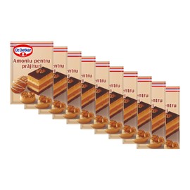 Dr. Oetker Ammonium for Cakes E503 and E504 rising agent 7 g (Pack of 10)